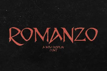 Romanzo font