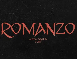 Romanzo font