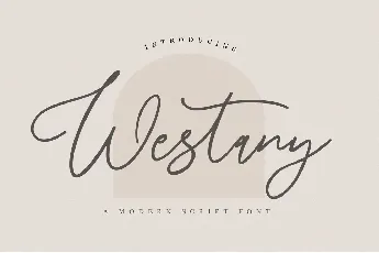 Westany font