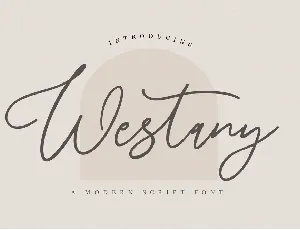 Westany font