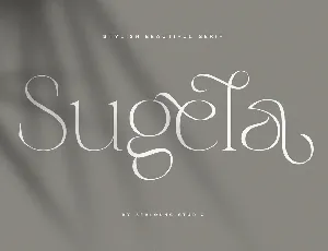 Sugela font