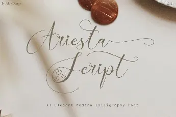 Ariesta Calligraphy font