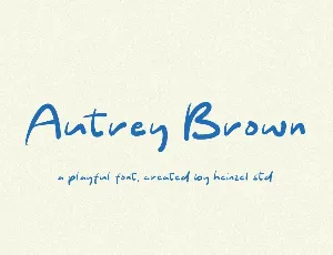 Autrey Brown font