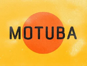 Motuba font