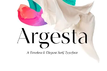 Argesta Sans Family font