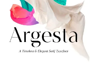 Argesta Sans Family font