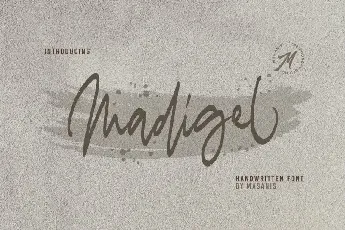 Madigel font