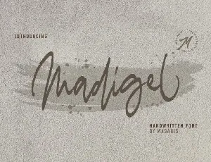 Madigel font