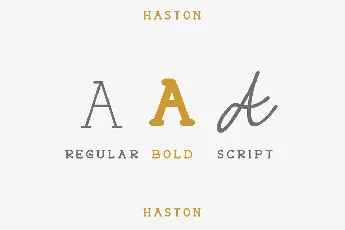 HASTON DEMO font