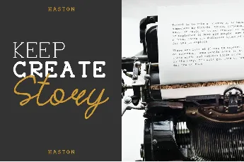 HASTON DEMO font