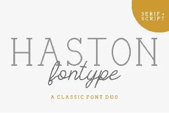 HASTON DEMO font