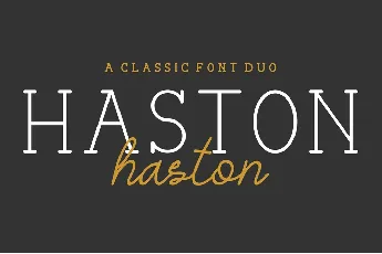 HASTON DEMO font