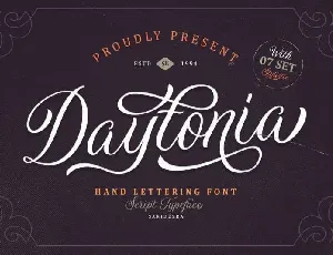 Daytonia Script Free font