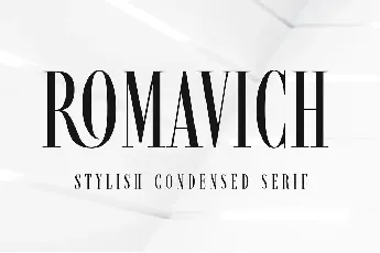 Romavich font