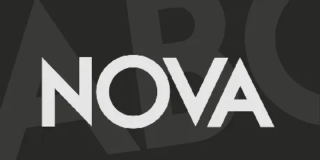 NOVA font