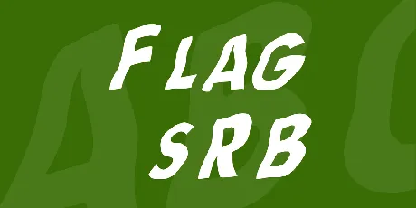 Flag (sRB) font