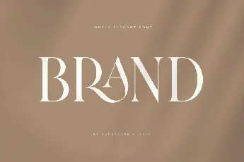 Brand font