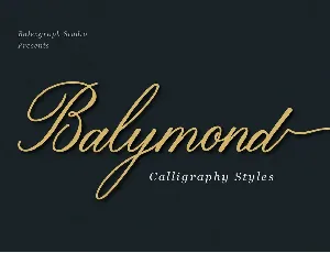 Balymond font