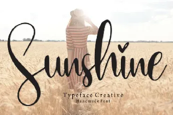 Sunshine Script Typeface font