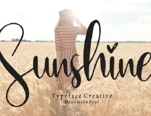 Sunshine Script Typeface font