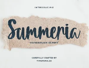 Summeria font