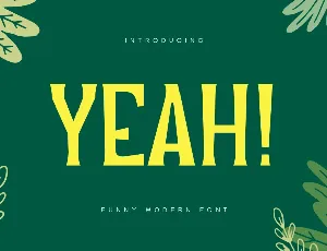 Yeah font