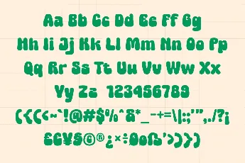 Onde Sunday font