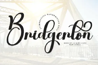 Bridgerton Calligraphy font