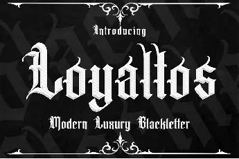 Loyaltos font