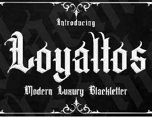 Loyaltos font