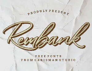 Rembank Handwritten font