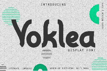 Voklea - Personal Use font