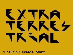 Extraterrestial font