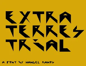 Extraterrestial font