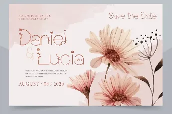 Flower Leaf Demo font