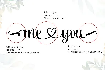 Me Love You - Personal Use font