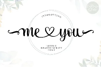 Me Love You - Personal Use font