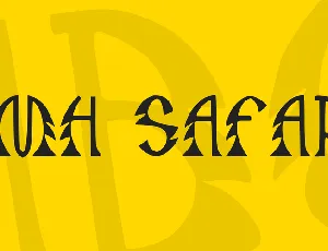 JMH Safari font