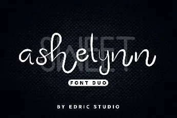 Ashelynn Sweet Demo font