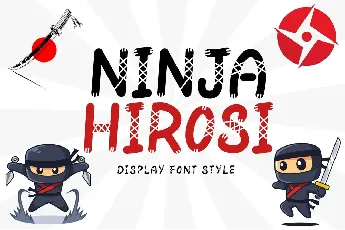 Ninja Hirosi Demo font