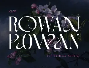 Rowan font