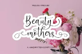 Beauty Mothers Script font