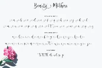 Beauty Mothers Script font