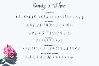 Beauty Mothers Script font