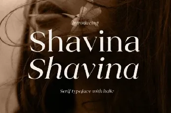 Shavina font