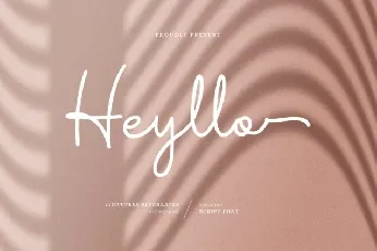 Heyllo font