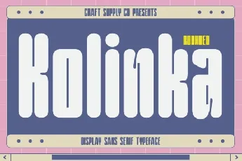 Kolinka Rounded font