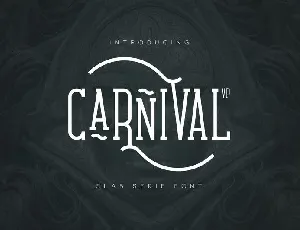 Carnival VP Slab Serif font