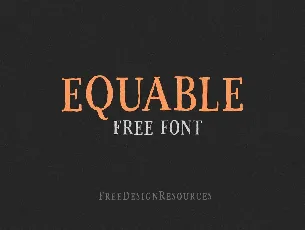 Equable Free font