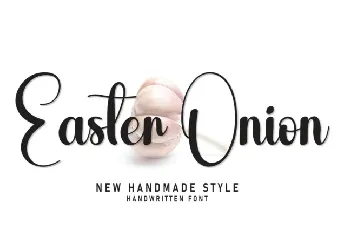 Easter Onion Script font